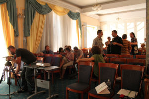 Konferencja prasowa w Hotelu Savoy